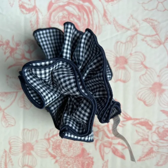 🇫🇷 Sézane Gingham Hair Scrunchie - Picture 2 of 3